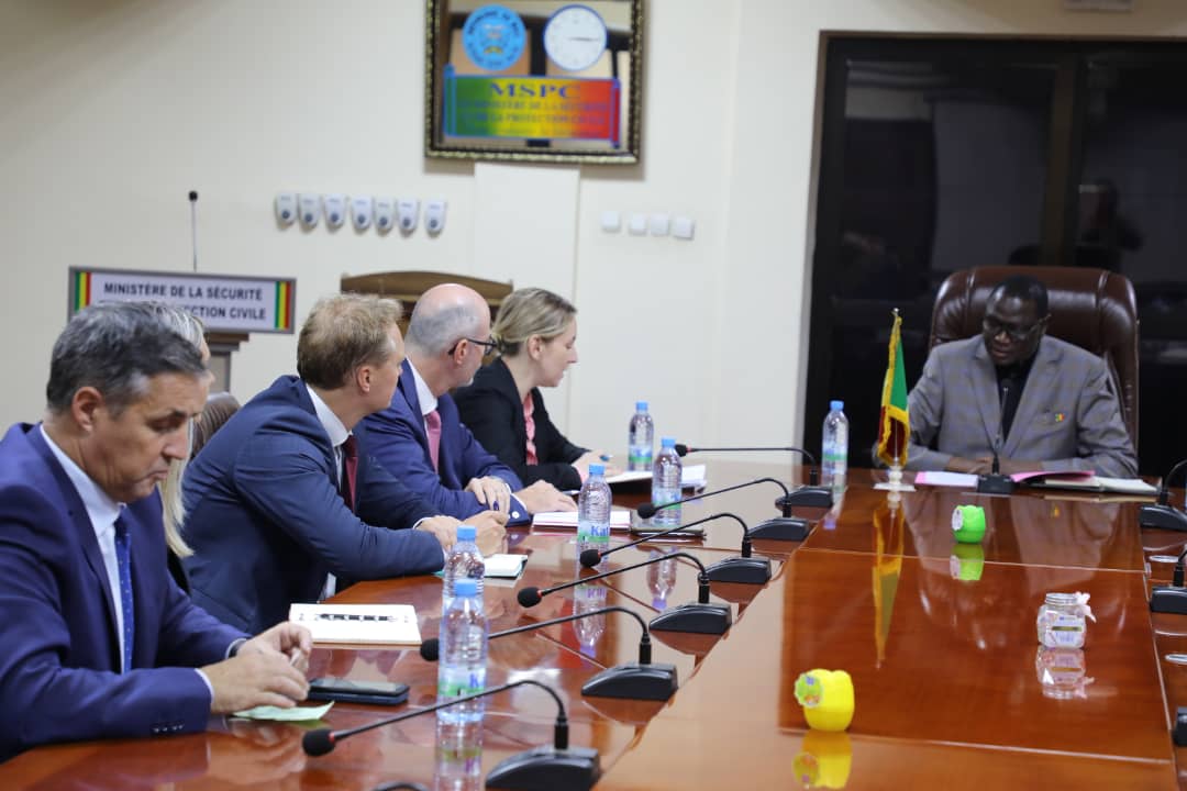 UNE DÉLÉGATION DU SERVICE EUROPÉEN POUR L'ACTION EXTÉRIEURE REÇUE AU MINISTÈRE DE LA SÉCURITÉ ET DE LA PROTECTION CIVILE